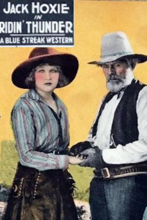 Ridin' Thunder 1925 official movie poster