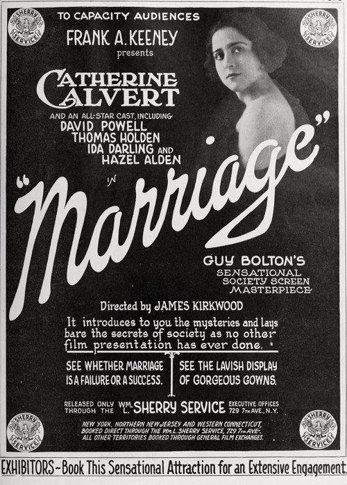 Marriage 1918 official movie poster