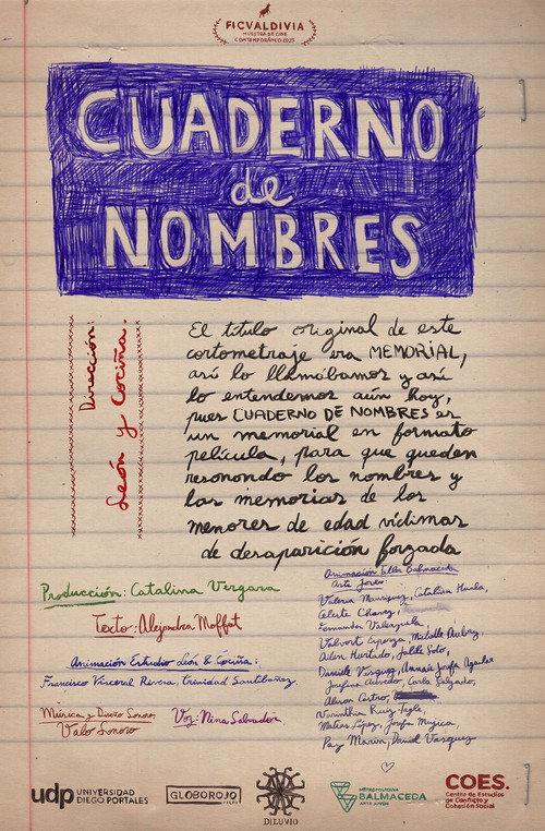 Notebook of Names 2023 official movie poster