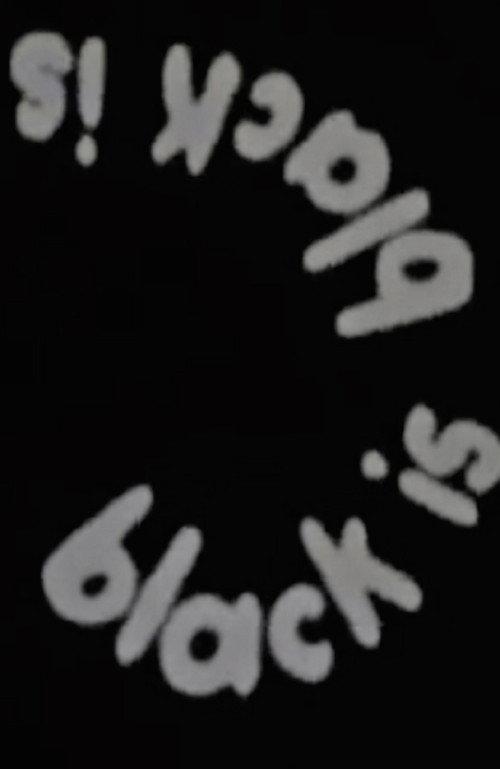 Black Is 1965 official movie poster
