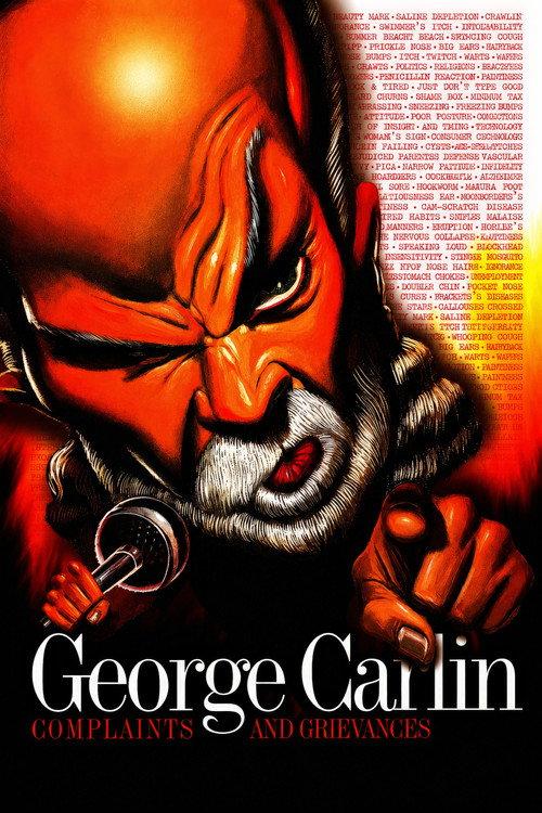 George Carlin: Complaints & Grievances 2001 official movie poster