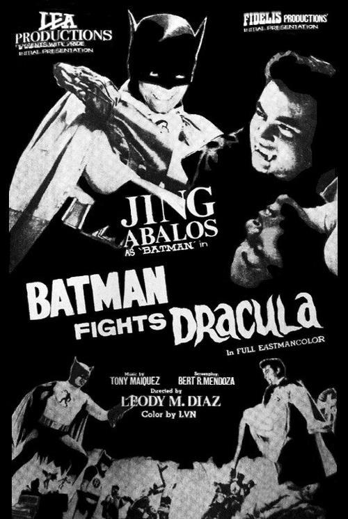 Batman Fights Dracula 1967 official movie poster