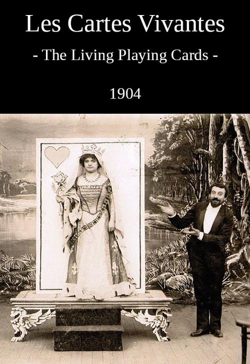 The Living Playing Cards 1905 official movie poster