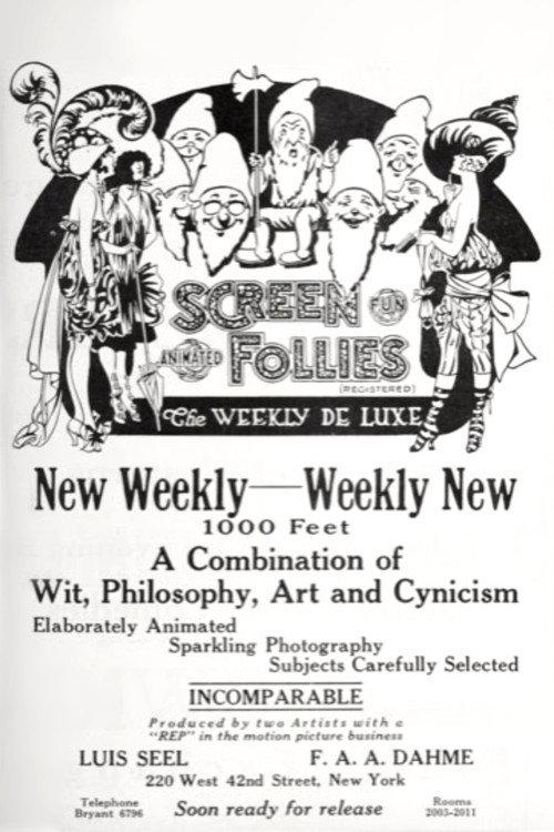 Screen Follies No. 2 1920 official movie poster