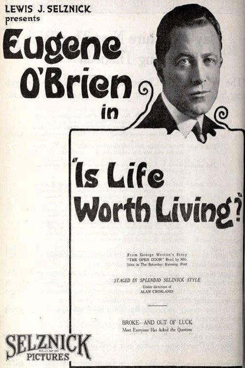 Is Life Worth Living? 1921 official movie poster