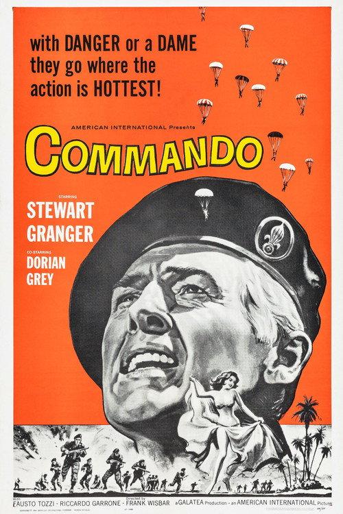 Commando 1962 official movie poster