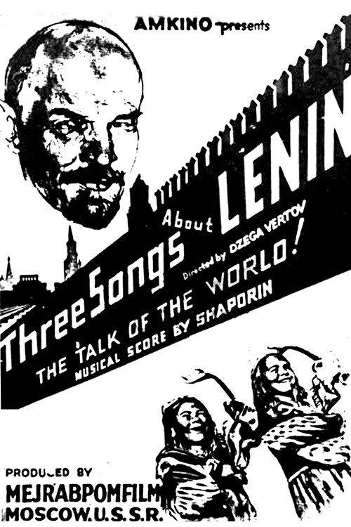 Three Songs About Lenin 1934 official movie poster