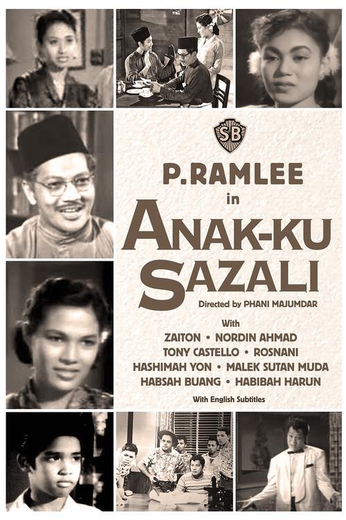 Anak-Ku Sazali 1956 official movie poster