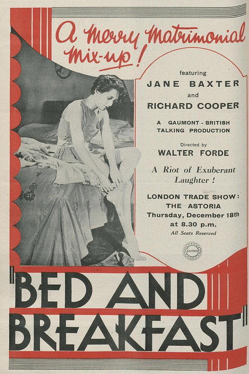Bed and Breakfast 1930 official movie poster