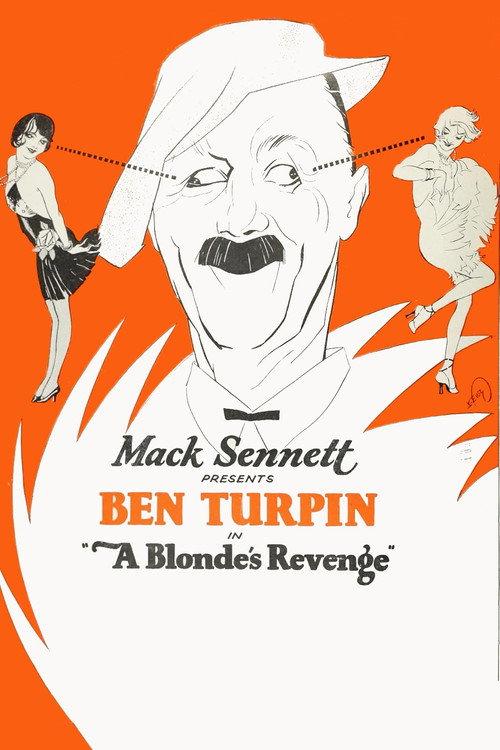 A Blonde's Revenge 1926 official movie poster