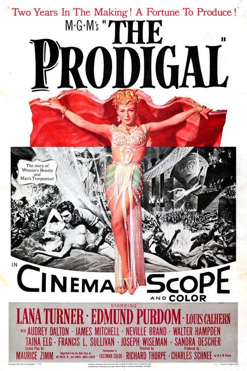The Prodigal 1955 official movie poster