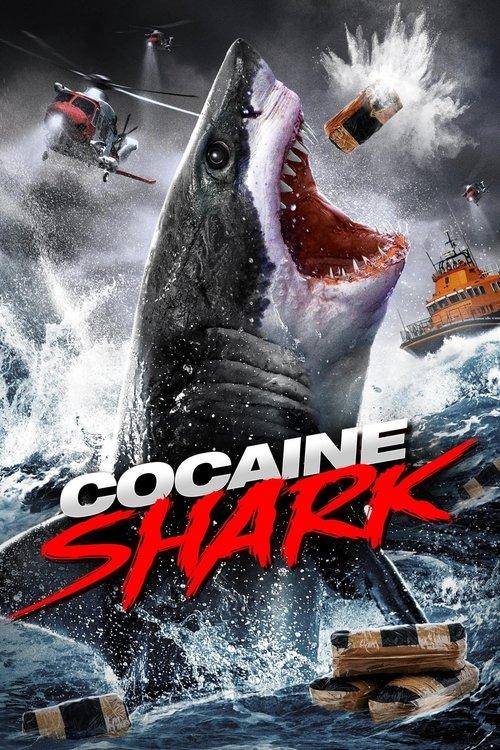 Cocaine Shark 2023 official movie poster