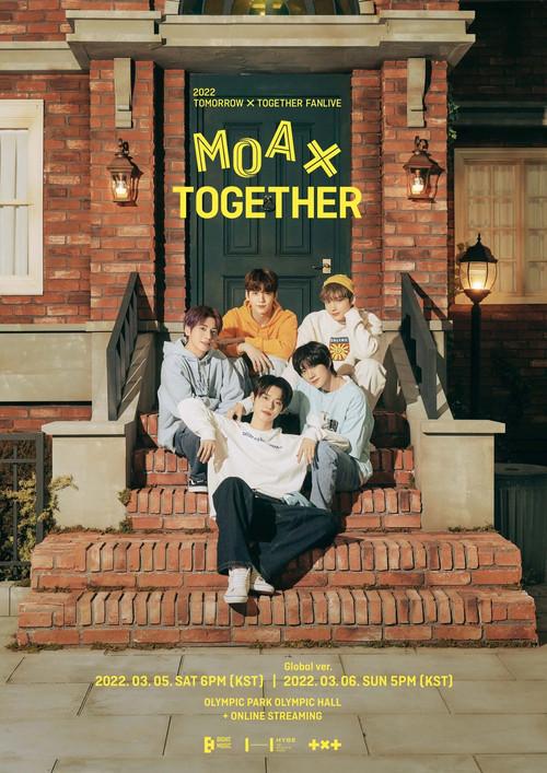 2022 TXT FANLIVE MOA X TOGETHER 2022 official movie poster