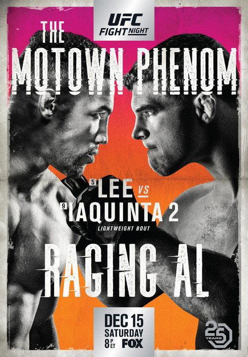 UFC on Fox 31: Lee vs. Iaquinta 2 2018 official movie poster