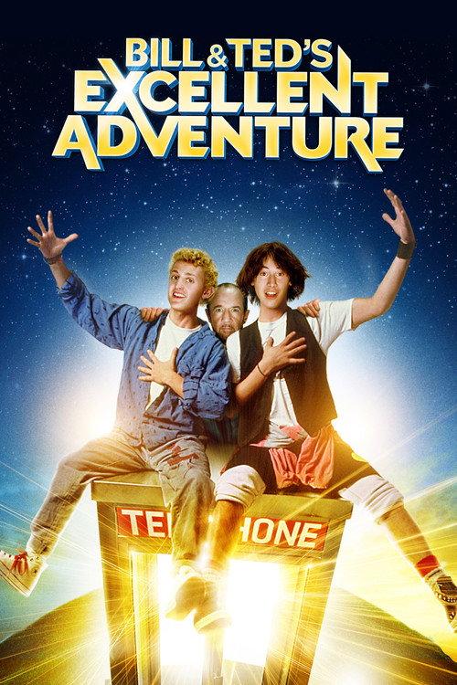 Bill & Ted's Excellent Adventure 1989 official movie poster