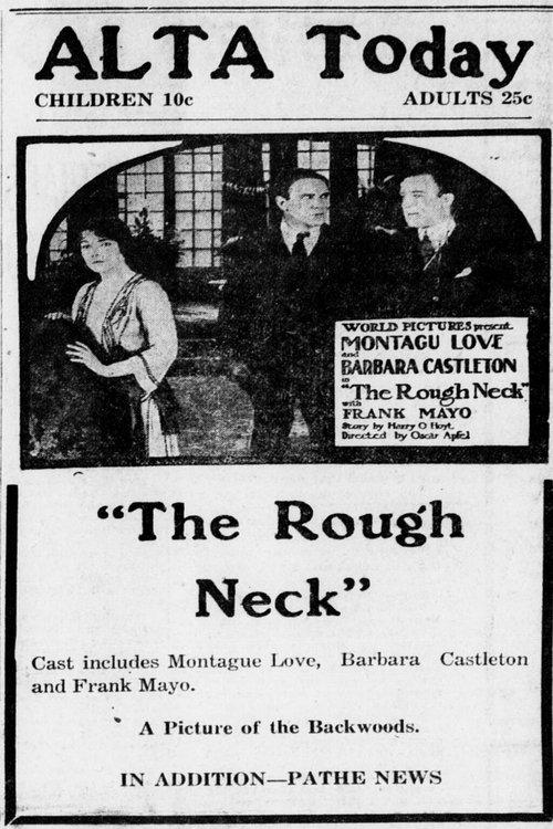 The Rough Neck 1919 official movie poster