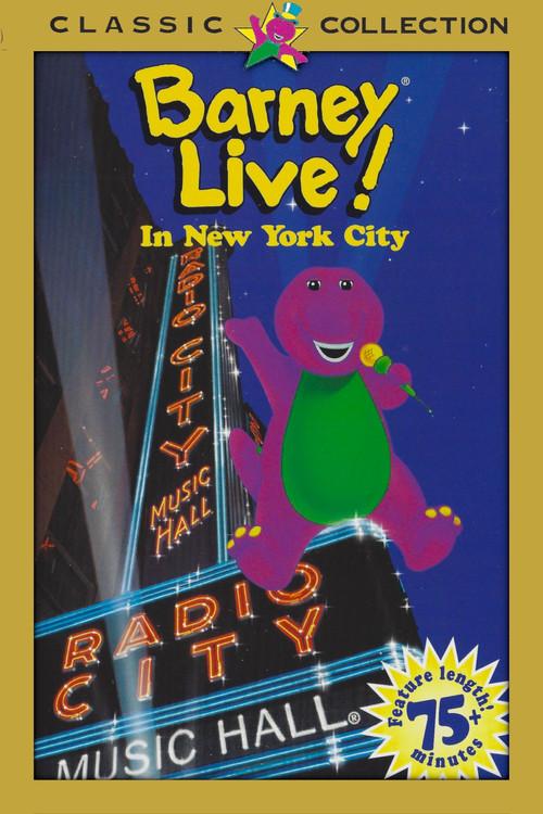 Barney Live! In New York City 1994 official movie poster