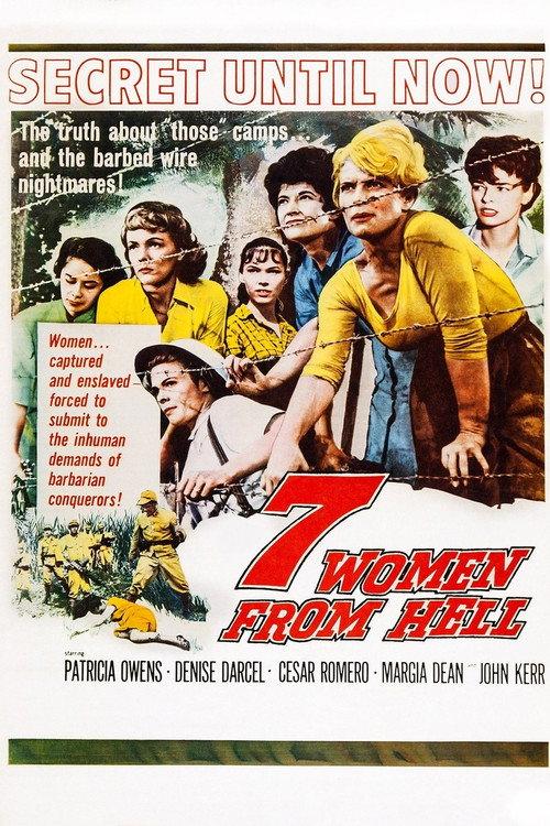Seven Women from Hell 1961 official movie poster