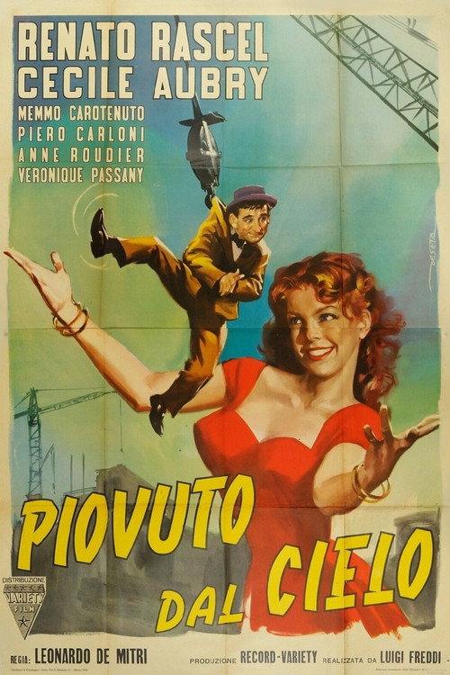 Piovuto dal cielo 1953 official movie poster