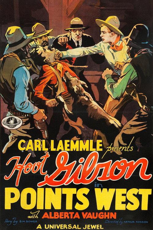 Points West 1929 official movie poster