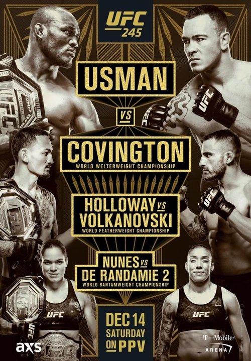 UFC 245: Usman vs. Covington 2019 official movie poster