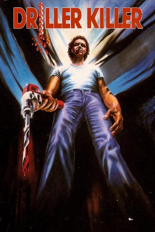 The Driller Killer 1979 official movie poster
