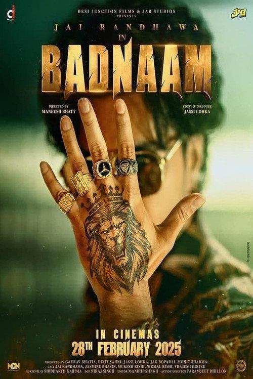 Badnaam 2025 official movie poster