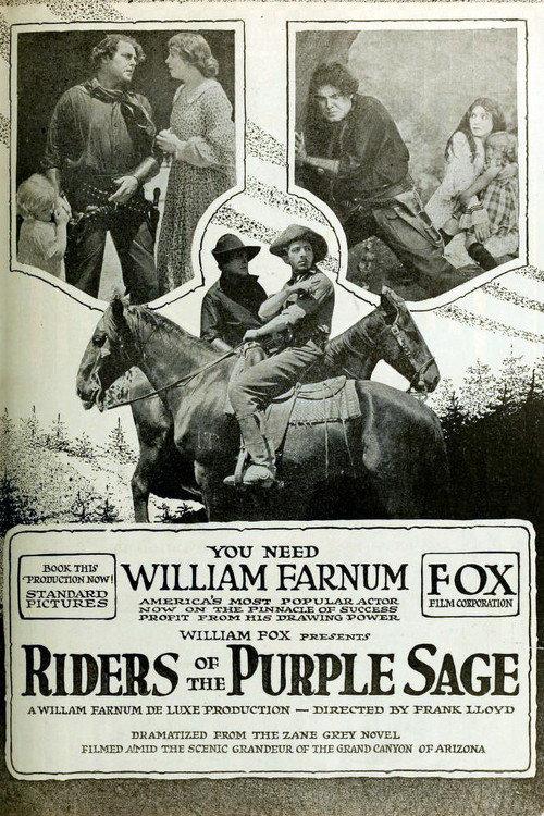 Riders of the Purple Sage 1918 official movie poster