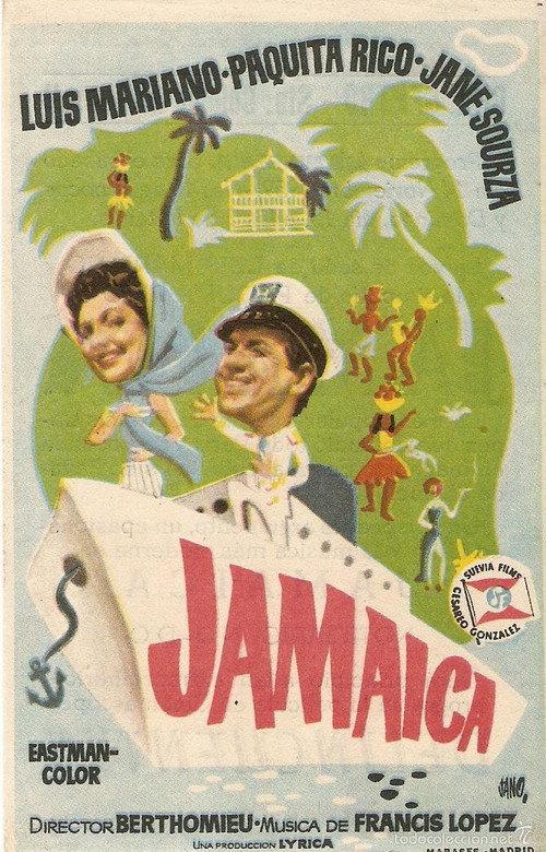 Love in Jamaica 1957 official movie poster