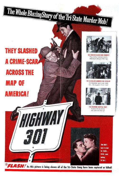 Highway 301 1950 official movie poster