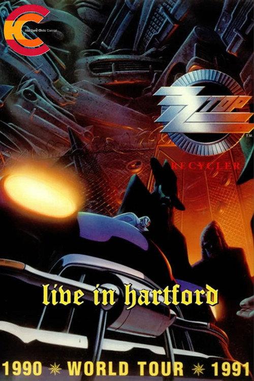 ZZ Top: Live in Hartford 1991 1991 official movie poster