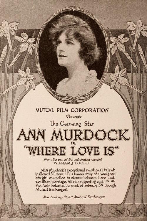 Where Love Is 1917 official movie poster