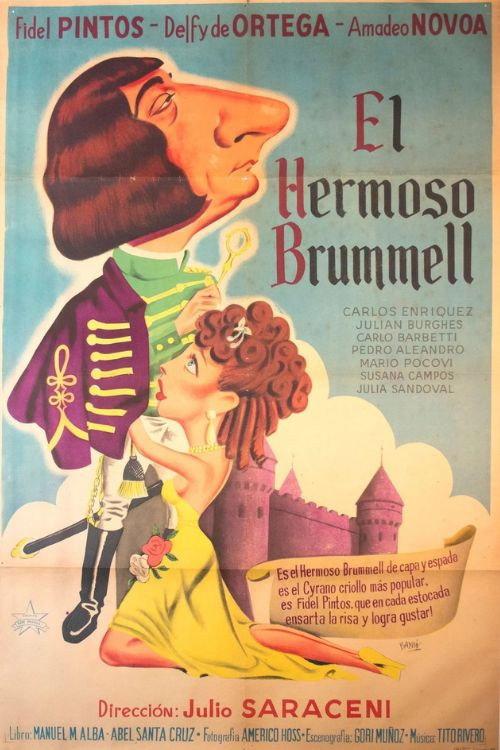 El hermoso Brummel 1951 official movie poster
