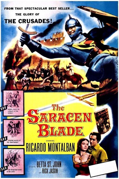 The Saracen Blade 1954 official movie poster