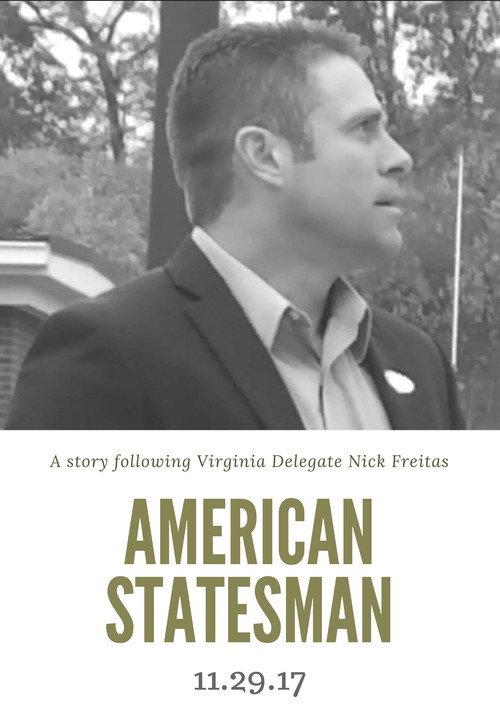 American Statesman: The Nick Freitas Story 2017 official movie poster