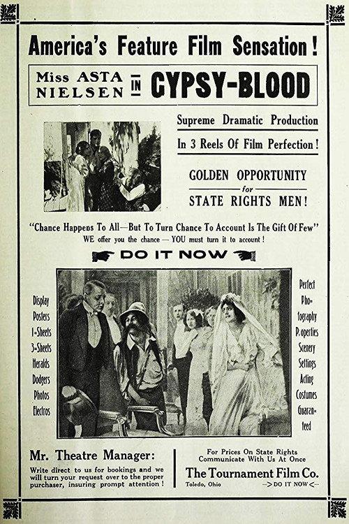 Gypsy Blood 1911 official movie poster