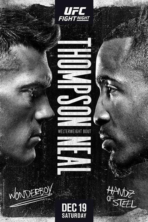 UFC Fight Night 183: Thompson vs. Neal 2020 official movie poster
