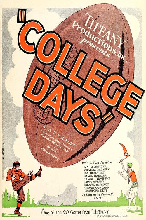 College Days 1926 official movie poster