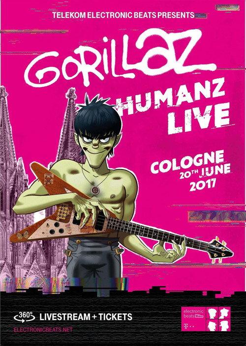 Gorillaz | Humanz Live in Cologne 2017 official movie poster