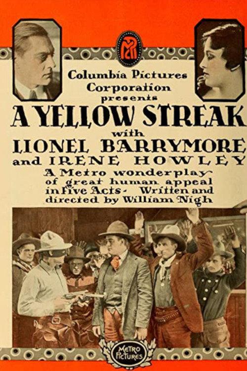 A Yellow Streak 1915 official movie poster