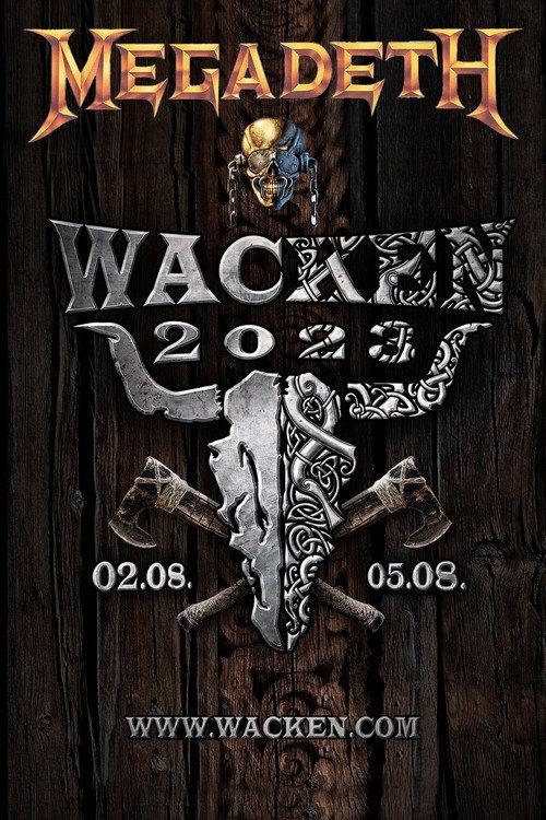 Megadeth - Live at Wacken Open Air 2023 2023 official movie poster