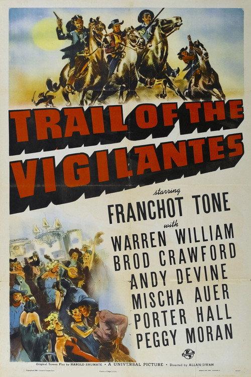 Trail of the Vigilantes 1940 official movie poster
