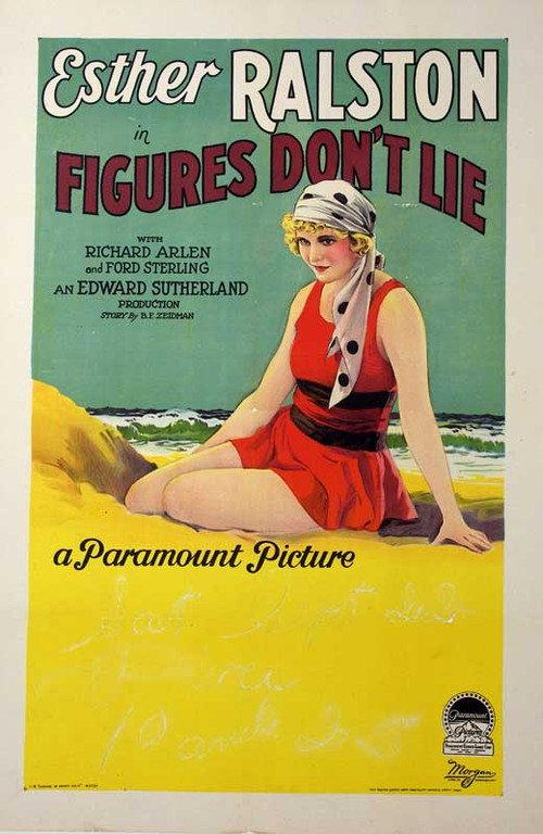 Figures Don't Lie 1927 official movie poster