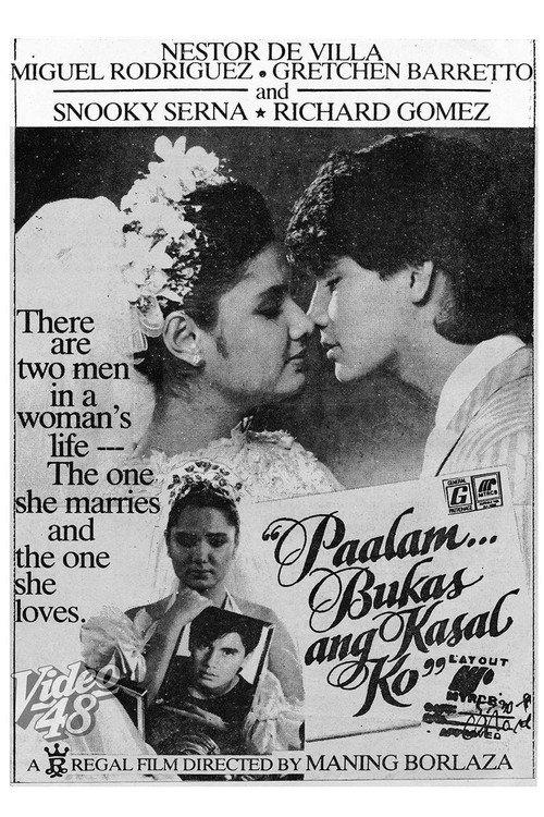 Paalam... Bukas Ang Kasal Ko 1986 official movie poster