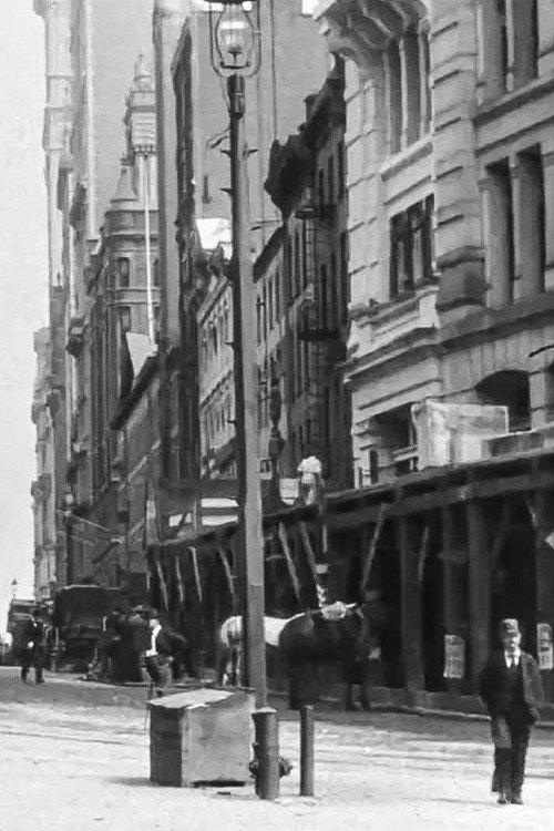 View on Boulevard, New York City 1896 official movie poster