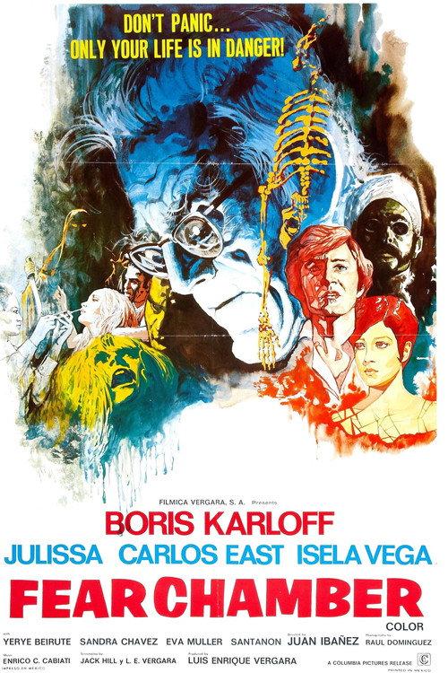 Fear Chamber 1968 official movie poster