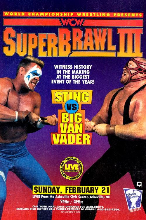 WCW SuperBrawl III 1993 official movie poster