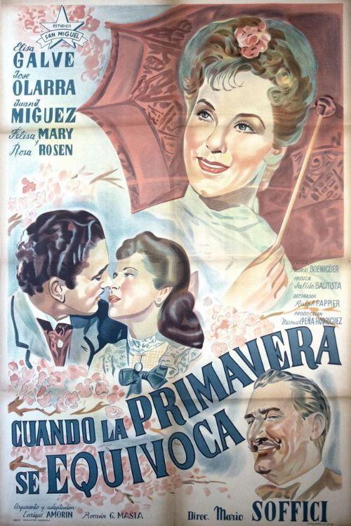 Cuando la primavera se equivoca 1944 official movie poster