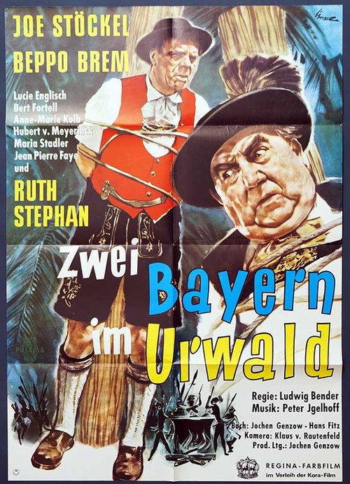 Zwei Bayern im Urwald 1957 official movie poster