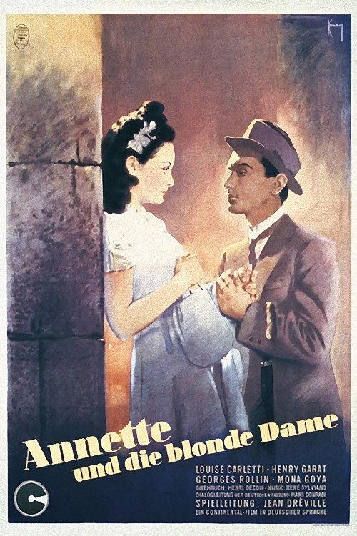 Annette and the Blonde Woman 1942 official movie poster